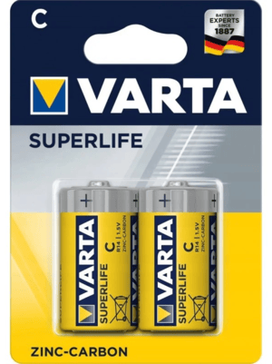 BATERIE VARTA R14 SUPERLIFE