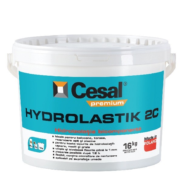 Hidroizolatie bicomponenta Cesal HYDROLASTIK 2C
