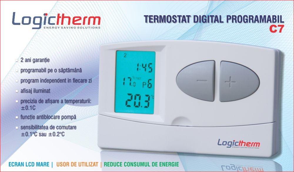 CRONOTERMOSTAT LOGICTHERM C7 CU FIR