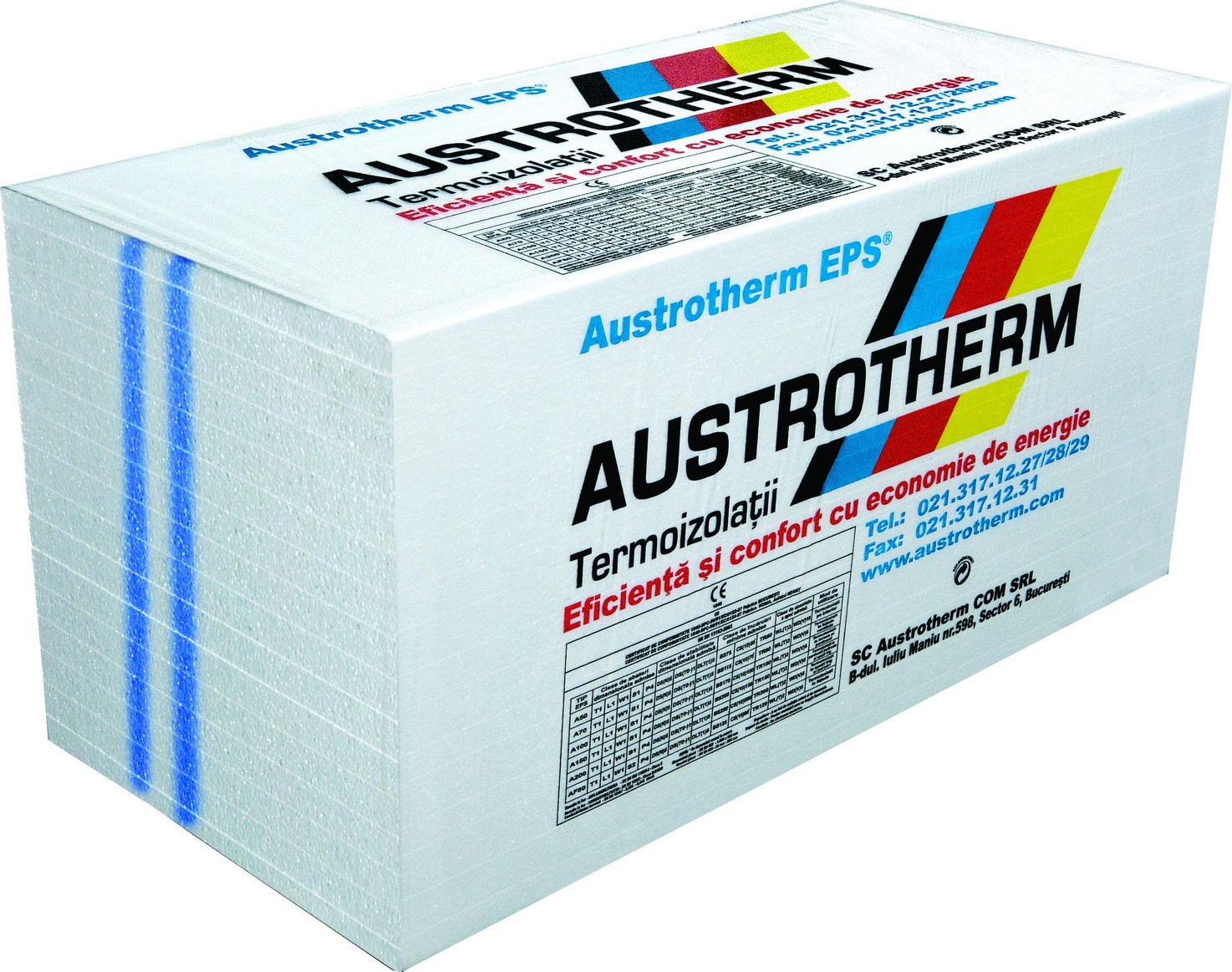 POLISTIREN EXPANDAT AUSTROTHERM AF70 - 8 cm