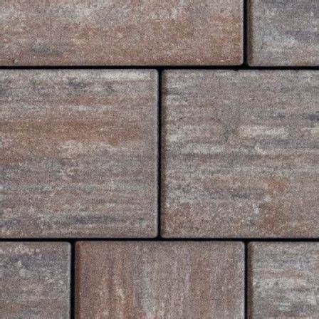 PAVAJ RETTANGO COMBI 6 CM GRI BRUN