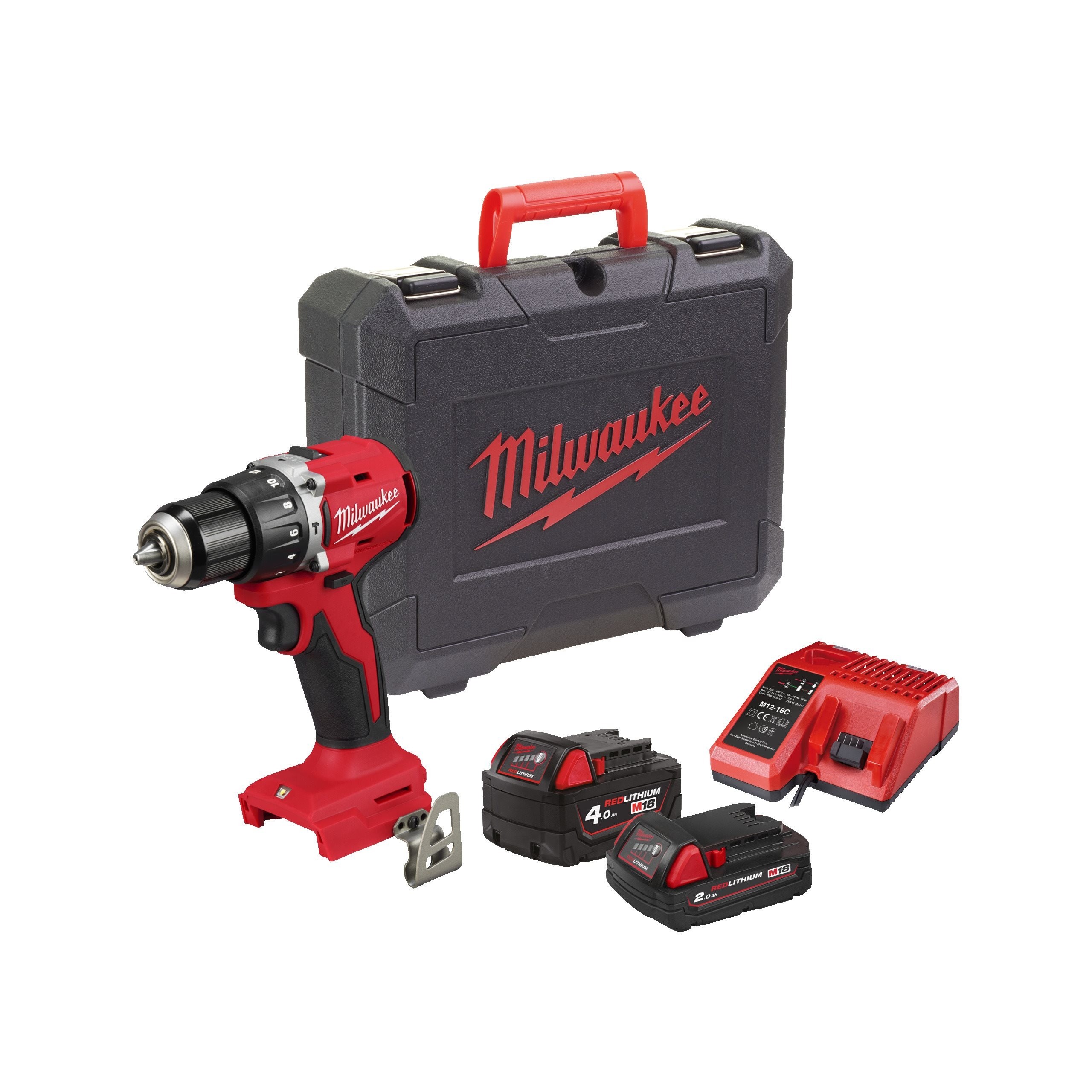 MAȘINĂ DE GĂURIT COMPACTĂ, CU PERCUȚIE ȘI MOTOR FĂRĂ PERII M18™ M18BLPDRC-422C