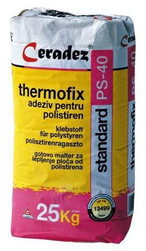 Adeziv / masă de şpaclu pentru placari cu polistiren THERMOFIX CERADEZ Standard PS40 