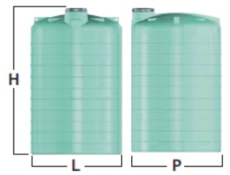 REZERVOR APA CILINDRIC VERTICAL 1000 L - TELCOMEST