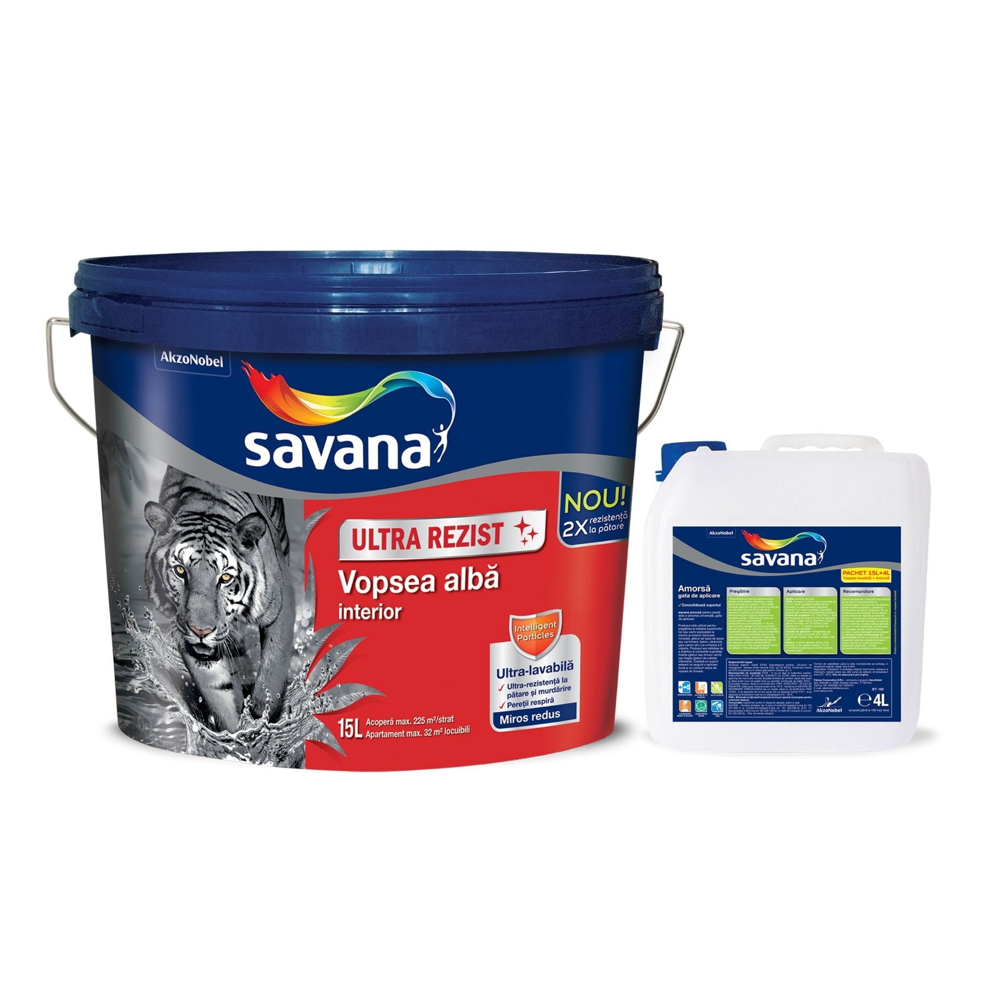 VOPSEA LAVABILA PENTRU INTERIOR - SAVANA ULTRA REZIST 15L CU TEFLON