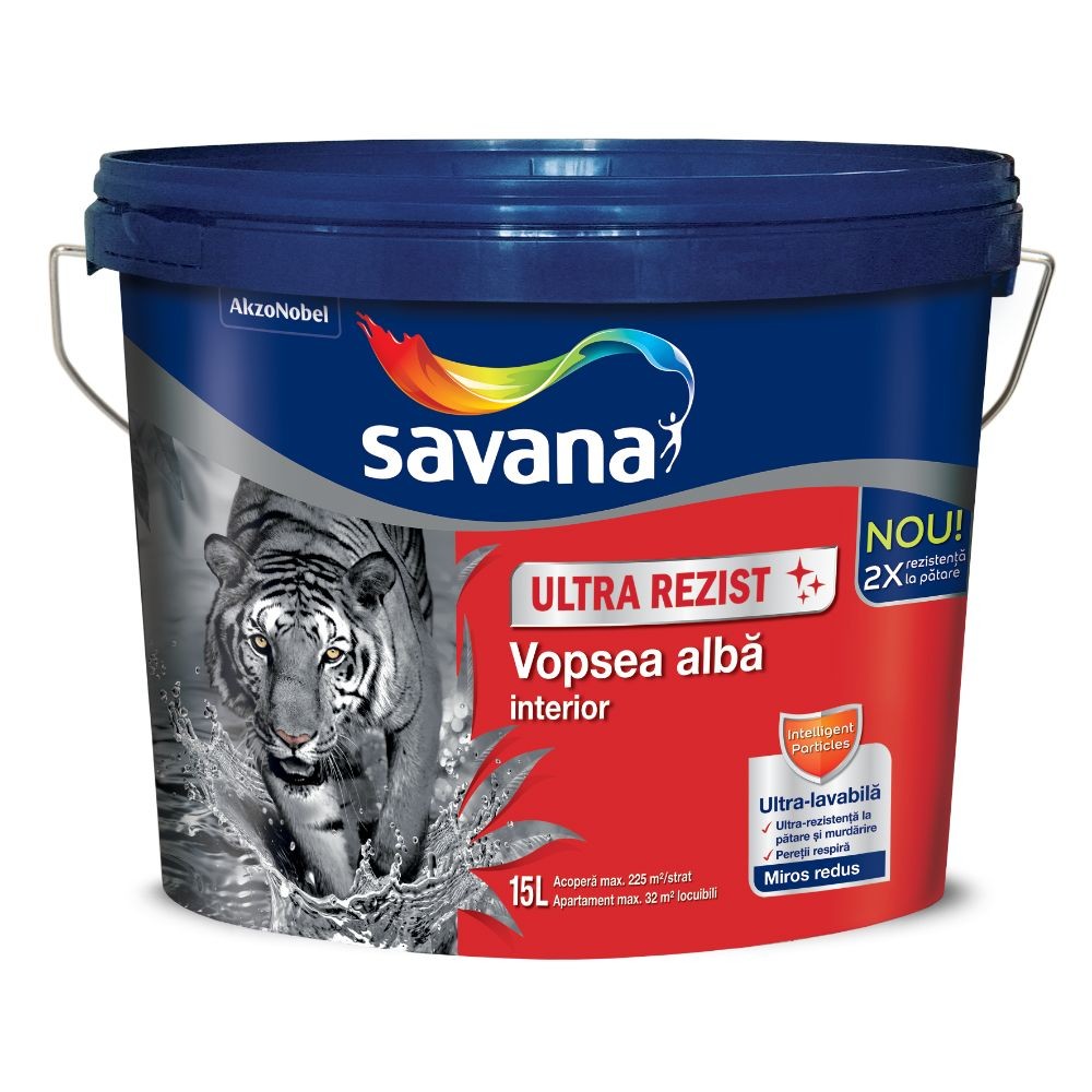 VOPSEA LAVABILA PENTRU INTERIOR - SAVANA ULTRA REZIST 15L CU TEFLON