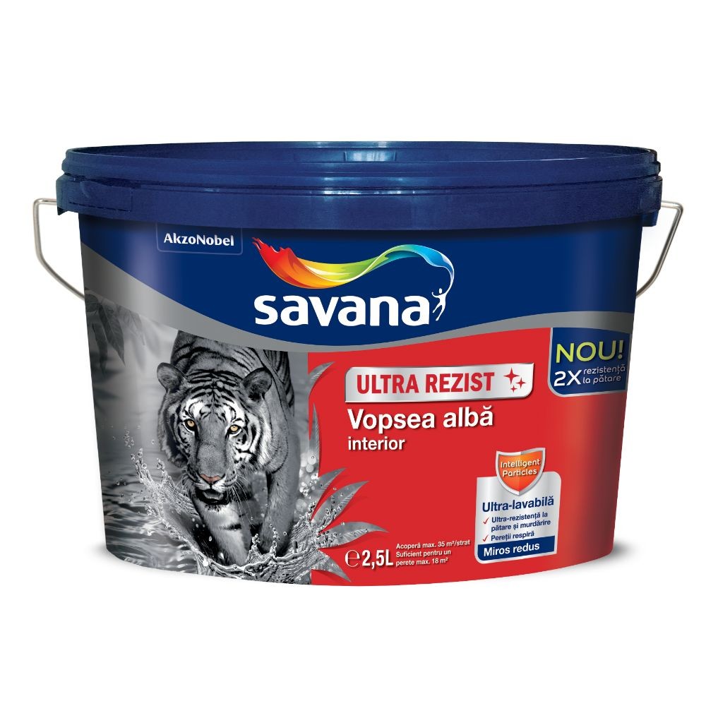 VOPSEA LAVABILA PENTRU INTERIOR - SAVANA ULTRA REZIST 2.5L CU TEFLON