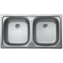 CHIUVETA INOX BLAT 2 CUVE N189 ANTICALCAR