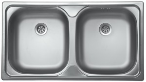 CHIUVETA INOX BLAT 2 CUVE N189 ANTICALCAR