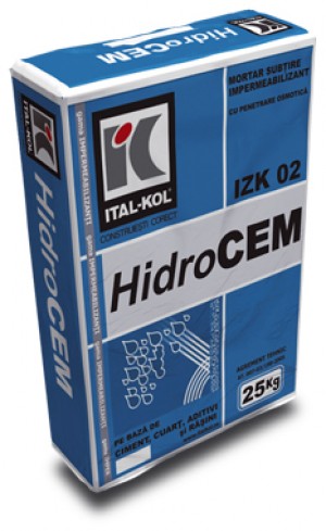 adeziv hidrocem hidroizolant 25kg ital-kol