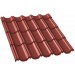 TABLA TIP TIGLA METALICA LUCIOASA 1.2 X 1.15 M ROSU 