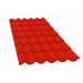 TABLA TIP TIGLA METALICA LUCIOASA 2.25 X 1.15 M ROSU 3011 