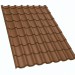 TABLA TIP TIGLA METALICA LUCIOASA 2.6 X 1.15 M MARO 8017