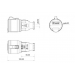 PRIZA CAUCIUC CAPAC 2P+E 16A 250V BK114022311