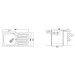 CHIUVETA INOX BLAT EC301D  435*780 ANTICALCAR