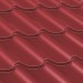 TABLA TIP TIGLA METALICA LUCIOASA 1.2 X 1.15 M ROSU 